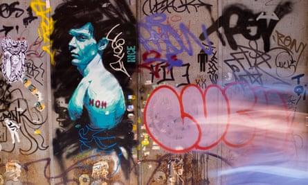 Street art in the Raval district, Barcelona.